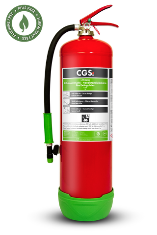 CGS 9 liter AVD brandsläckare, LITHEX-9