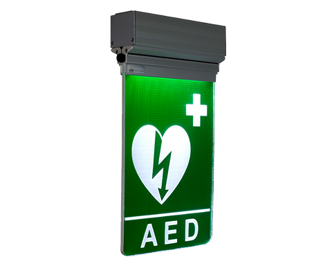 LED-skylt AED