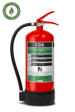 CGS 6 liter X-Fog handbrandsläckare, WA6XF-A