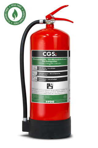 CGS 9 liter X-Fog handbrandsläckare, WA9XF-A