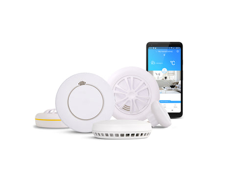 Housegard Note GW124NX Hub Wifi + SA424WS Smart Brandvarnare