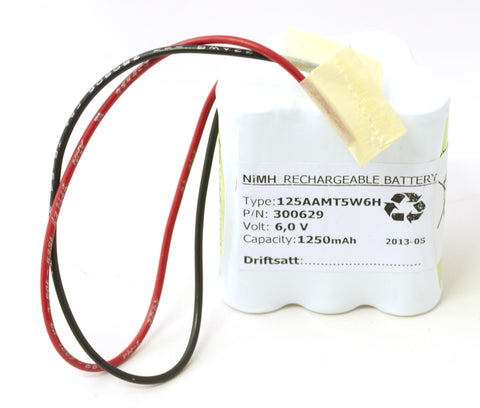 Nödljuspack NiMH (6V 1,25Ah)