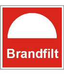 Dubbelsidig skylt brandfilt