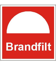 Dubbelsidig skylt brandfilt