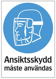 Påbud ansiktsskydd