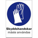 Påbud skyddshandskar