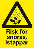 Risk för snöras